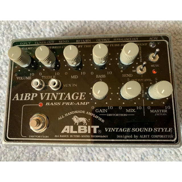 受注生産品】 ALBIT A1BP VINTAGE ベースエフェクター - www