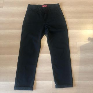 シュプリーム(Supreme)のSupreme Work Pant  30 ブラック(ワークパンツ/カーゴパンツ)