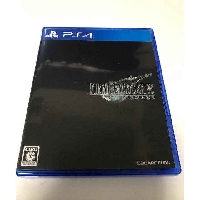 ファイナルファンタジーVII リメイク PS4      コード未使用