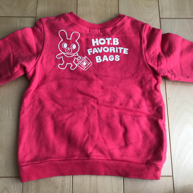 HOT BISCUITS(ホットビスケッツ)のミキハウス　ホットビスケッツ  トレーナー　90 キッズ/ベビー/マタニティのキッズ服女の子用(90cm~)(Tシャツ/カットソー)の商品写真