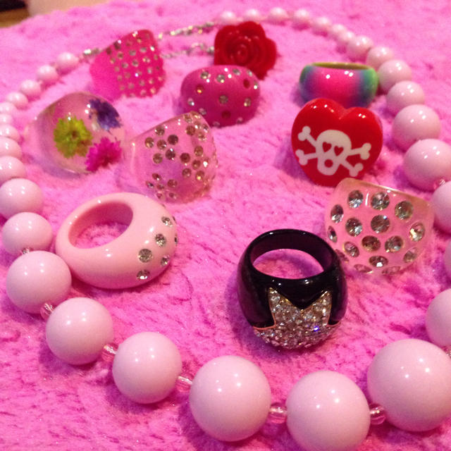 claire's(クレアーズ)のクレアーズアクセサリー11点セット レディースのアクセサリー(リング(指輪))の商品写真