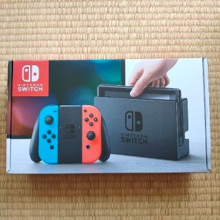 ニンテンドースイッチ(Nintendo Switch)の Nintedo Switch 任天堂スイッチ 本体 ネオンブルー ニンテンドウ(家庭用ゲーム機本体)