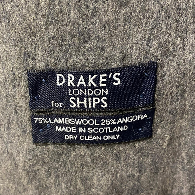 DRAKES(ドレイクス)のDRAKES Wフェイスマフラー　SHIPS メンズのファッション小物(マフラー)の商品写真