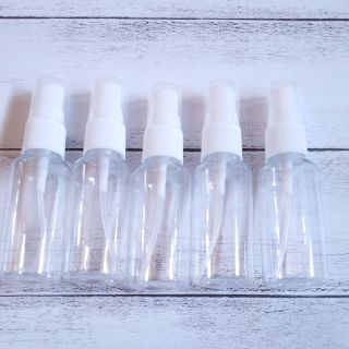 新品未使用♡おまけ付きアルコール対応ボトル30ml5本set(ボトル・ケース・携帯小物)