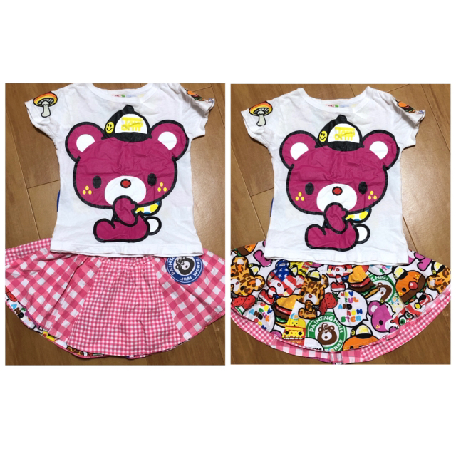 JAM(ジャム)のJAM グラグラ ジャム リバーシブル スカート キッズ/ベビー/マタニティのキッズ服女の子用(90cm~)(スカート)の商品写真