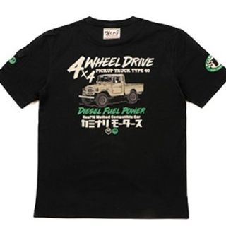 テッドマン(TEDMAN)のｶﾐﾅﾘﾓｰﾀｰｽ/ﾗﾝｸﾙ/Tｼｬﾂ/黒/kmt-199/ﾃｯﾄﾞﾏﾝ(Tシャツ/カットソー(半袖/袖なし))