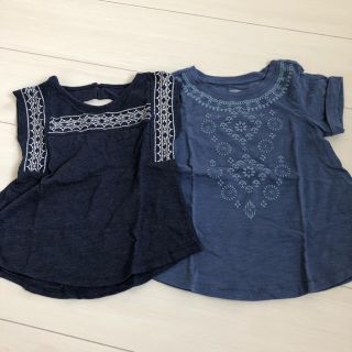 オールドネイビー(Old Navy)のオールドネイビー トップス100 2点セット(Tシャツ/カットソー)