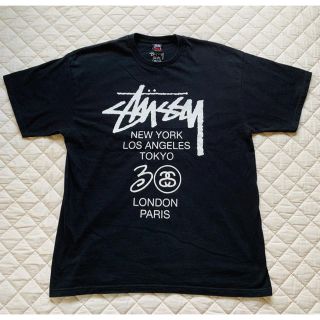 ステューシー(STUSSY)のSTUSSY ステューシー 30周年 WORLD TOUR Tシャツ XL(Tシャツ/カットソー(半袖/袖なし))