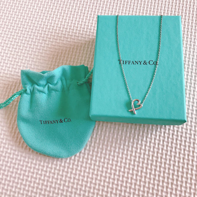 Tiffany パロマピカソ　ラビングハートペンダント