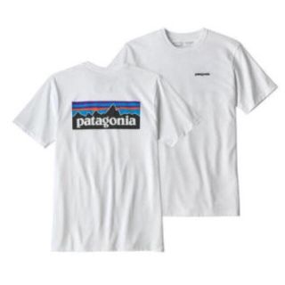 パタゴニア(patagonia)のパタゴニア Tシャツ メンズ S Patagonia 半袖 白 p-6 (Tシャツ/カットソー(半袖/袖なし))