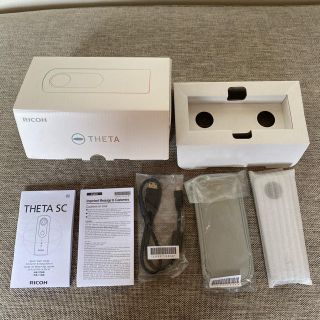 リコー(RICOH)の早い者勝ちRICOH  360度カメラ　RICOH THETA  SC ホワイト(コンパクトデジタルカメラ)