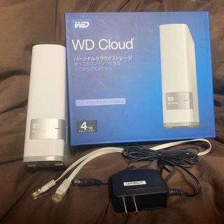 WD Cloud NAS 4TB ネットワークドライブ HDD (PC周辺機器)