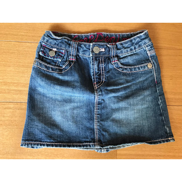 GAP Kids(ギャップキッズ)の美品　gap デニムスカート キッズ/ベビー/マタニティのキッズ服女の子用(90cm~)(スカート)の商品写真