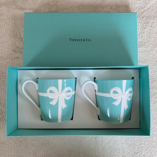 Tiffany マグカップ リボンデザイン - グラス/カップ