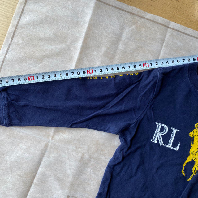 Ralph Lauren(ラルフローレン)の<専用です>ラルフローレン　長袖Tシャツ　ネイビー　2T キッズ/ベビー/マタニティのキッズ服男の子用(90cm~)(Tシャツ/カットソー)の商品写真