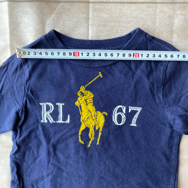 Ralph Lauren(ラルフローレン)の<専用です>ラルフローレン　長袖Tシャツ　ネイビー　2T キッズ/ベビー/マタニティのキッズ服男の子用(90cm~)(Tシャツ/カットソー)の商品写真