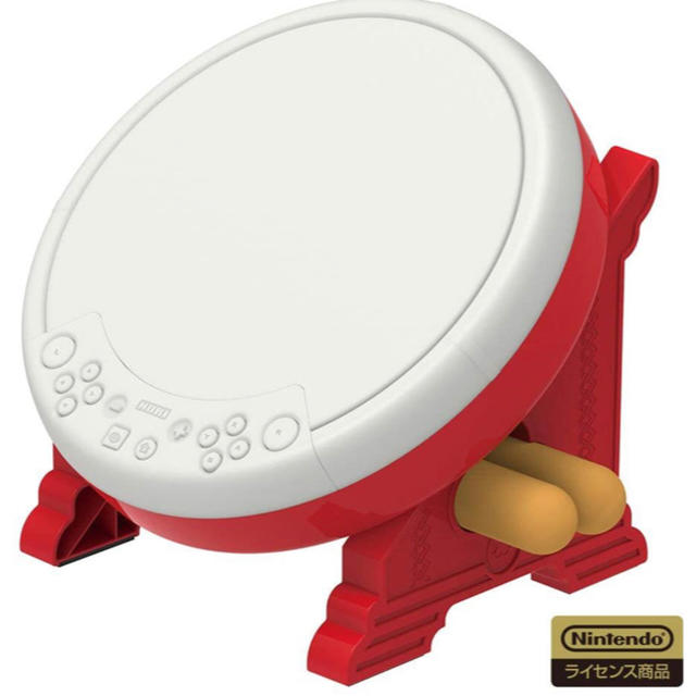 Nintendo Switch(ニンテンドースイッチ)の太鼓の達人専用コントローラー Nintendo Switch 2個セット エンタメ/ホビーのゲームソフト/ゲーム機本体(家庭用ゲーム機本体)の商品写真