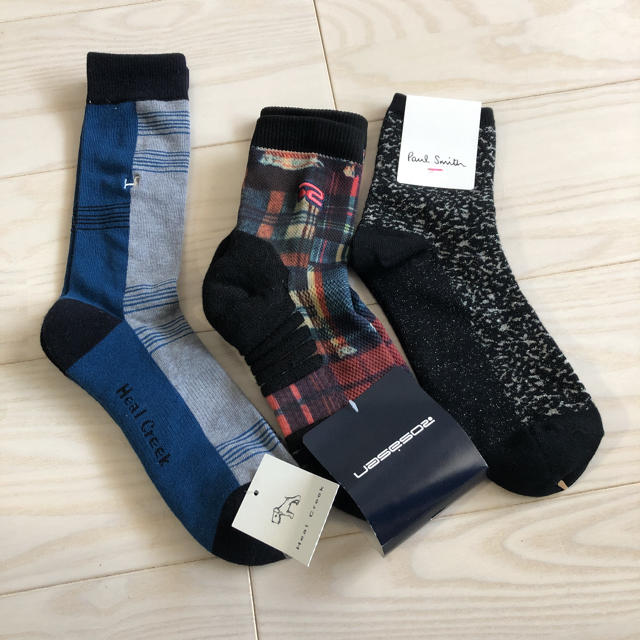 Paul Smith(ポールスミス)のメンズ靴下3点セット メンズのレッグウェア(ソックス)の商品写真