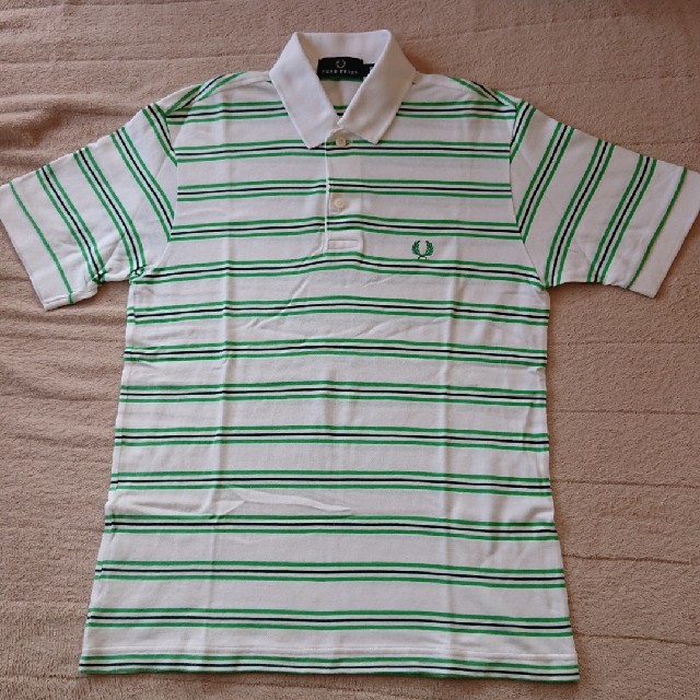 FRED PERRY(フレッドペリー)のFRED PERRY フレッドペリー ヒットユニオン ボーダー ポロシャツ S メンズのトップス(ポロシャツ)の商品写真