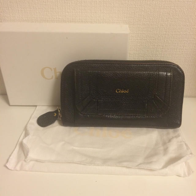 Chloe(クロエ)のクロエ パラティ ラウンドファスナー 黒 レディースのファッション小物(財布)の商品写真