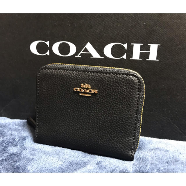 COACH  コーチ　二つ折り財布　ラウンドジップ