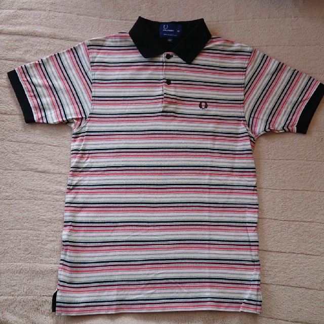 FRED PERRY(フレッドペリー)のFRED PERRY フレッドペリーヒットユニオン ボーダー ポロシャツ XS メンズのトップス(ポロシャツ)の商品写真