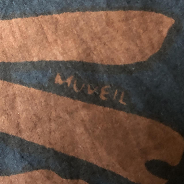 MUVEIL WORK(ミュベールワーク)の【MUVEIL】BIGリーフ柄コクーンOP レディースのワンピース(ひざ丈ワンピース)の商品写真