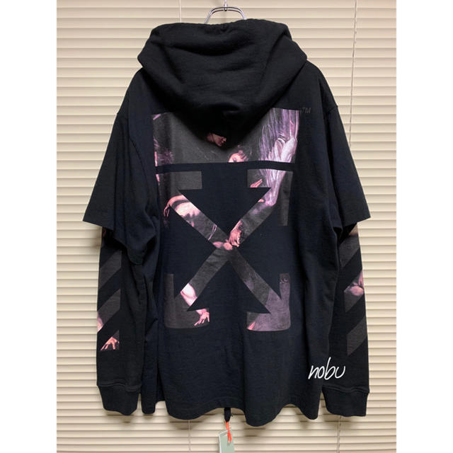 新品 SS20【 OFF-WHITE 】CARAVAG ARROW HOODIE