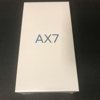 アンドロイド(ANDROID)の新品oppo AX7 SIMフリー ゴールド 4G 64GB CPH1903 (スマートフォン本体)