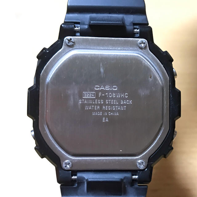 CASIO(カシオ)のCASIO F-108WHC-1B カシオ　腕時計 メンズの時計(腕時計(デジタル))の商品写真