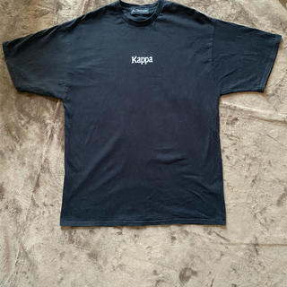 カッパ(Kappa)のkappa 半袖 Tシャツ ブラック 黒(Tシャツ/カットソー(半袖/袖なし))