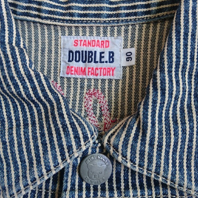 DOUBLE.B(ダブルビー)の★お値下げ★ダブルビー DOUBLE.B Gジャン ジャケット サイズ90 キッズ/ベビー/マタニティのキッズ服男の子用(90cm~)(ジャケット/上着)の商品写真