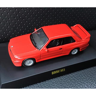 ビーエムダブリュー(BMW)のKYOSHO 1/64 京商 BMW M3 赤 レッド(ミニカー)