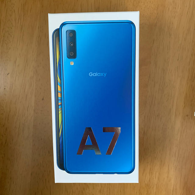 本日特価】 SAMSUNG - Galaxy A7 ブルー 64 GB SIMフリー ...