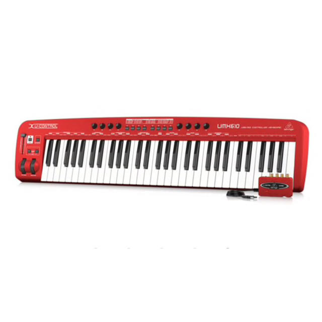 ベリンガー UMX610 MIDIキーボード ほぼ未使用品 楽器のDTM/DAW(MIDIコントローラー)の商品写真
