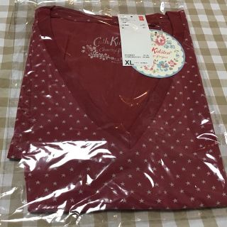 キャスキッドソン(Cath Kidston)のキャスキッドソンCath kidson サイズXL半袖Ｔシャツ　レッド赤色(Tシャツ(半袖/袖なし))