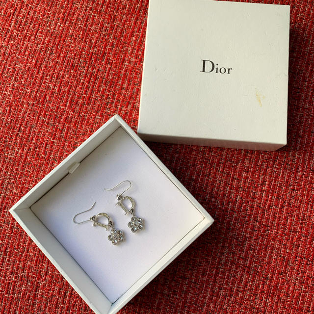 【正規品】Dior シルバーピアスアクセサリー