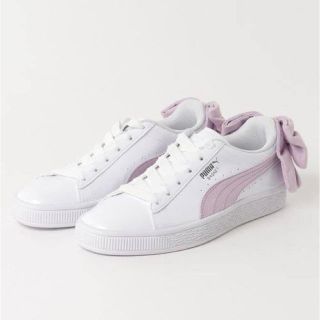 プーマ(PUMA)の新品 PUMA BASKET BOW SB WNS 23.5 プーマ リボン(スニーカー)