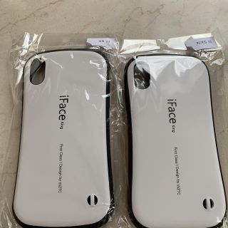 アイフォーン(iPhone)のiFece king スマホケース XR/X/XS ホワイト XS(スマホケース)