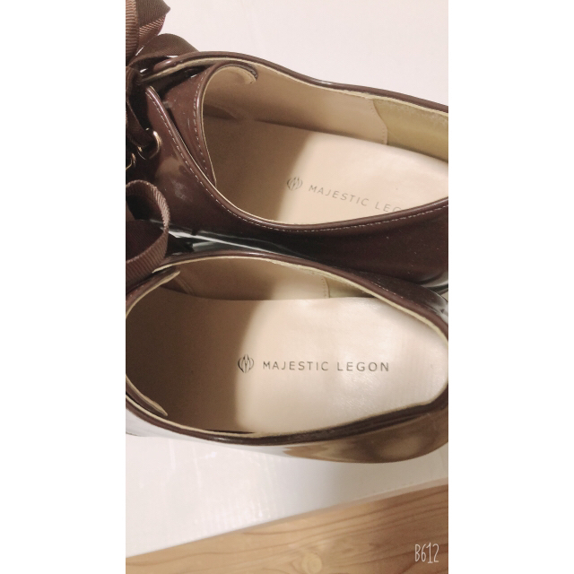 MAJESTIC LEGON(マジェスティックレゴン)の新品未使用　MAJESTIC LEGON  厚底リボンローファー レディースの靴/シューズ(ローファー/革靴)の商品写真