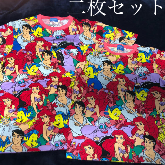 Disney(ディズニー)のディズニーキャラクターペアTシャツ　ディズニーリゾート エンタメ/ホビーのおもちゃ/ぬいぐるみ(キャラクターグッズ)の商品写真