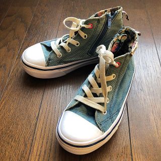 ヴァンズ(VANS)のVANS デニム ハイカットスニーカー 19cm(スニーカー)