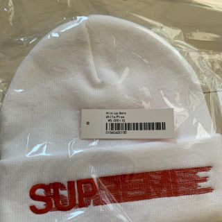 シュプリーム(Supreme)のSupreme Motion Logo Beanie White(ニット帽/ビーニー)