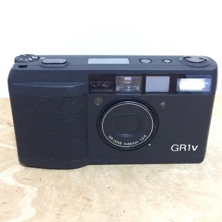 リコー(RICOH)のリコー GR1v QD ブラック 動作品 現状渡し(フィルムカメラ)