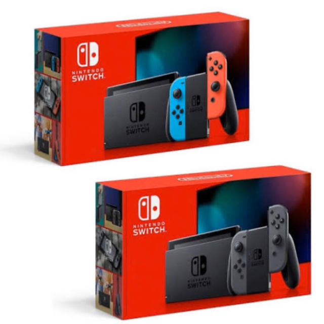 最も優遇 Switch 本体 グレーとネオン 2台 家庭用ゲーム機本体 - bscas