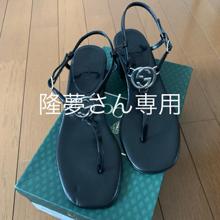 グッチ(Gucci)のGUCCI サンダル 黒(サンダル)