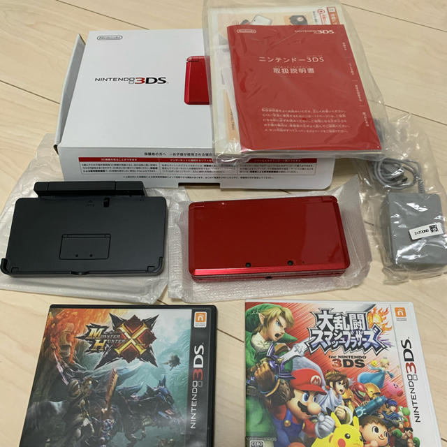 ニンテンドー3DS メタリックレッドゲーム - 家庭用ゲーム機本体