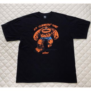 ステューシー(STUSSY)のSTUSSY × MARVEL コラボ Tシャツ ステューシー XL 黒(Tシャツ/カットソー(半袖/袖なし))