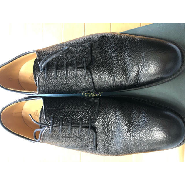 CROCKETT & JONES グレインレザー プレーントウシューズ 2