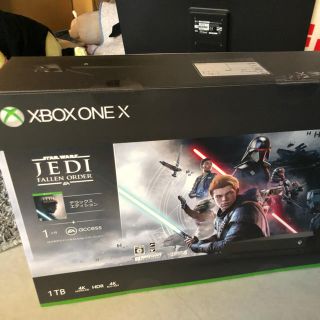 エックスボックス(Xbox)のMicrosoft Xbox One X STAR WARS ジェダイ/フォール(家庭用ゲーム機本体)